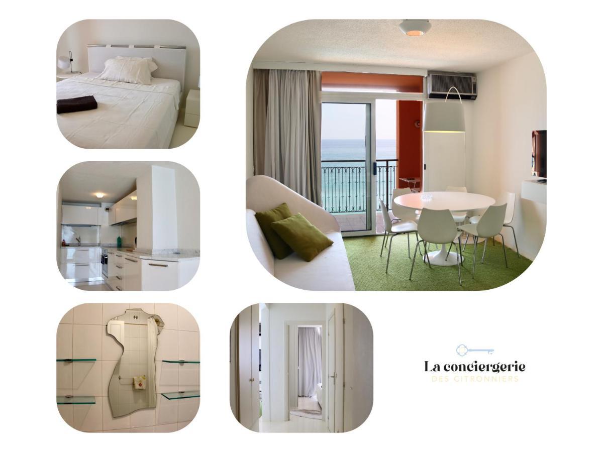"Terrasse Du Bristol", Imprenable Vue Mer Menton Exterior photo